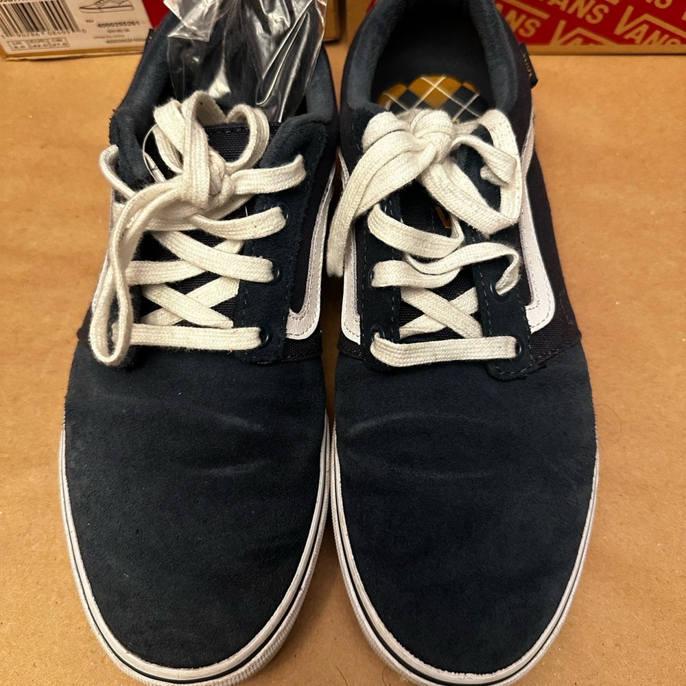 Vans Blue and White Classic Sneakers